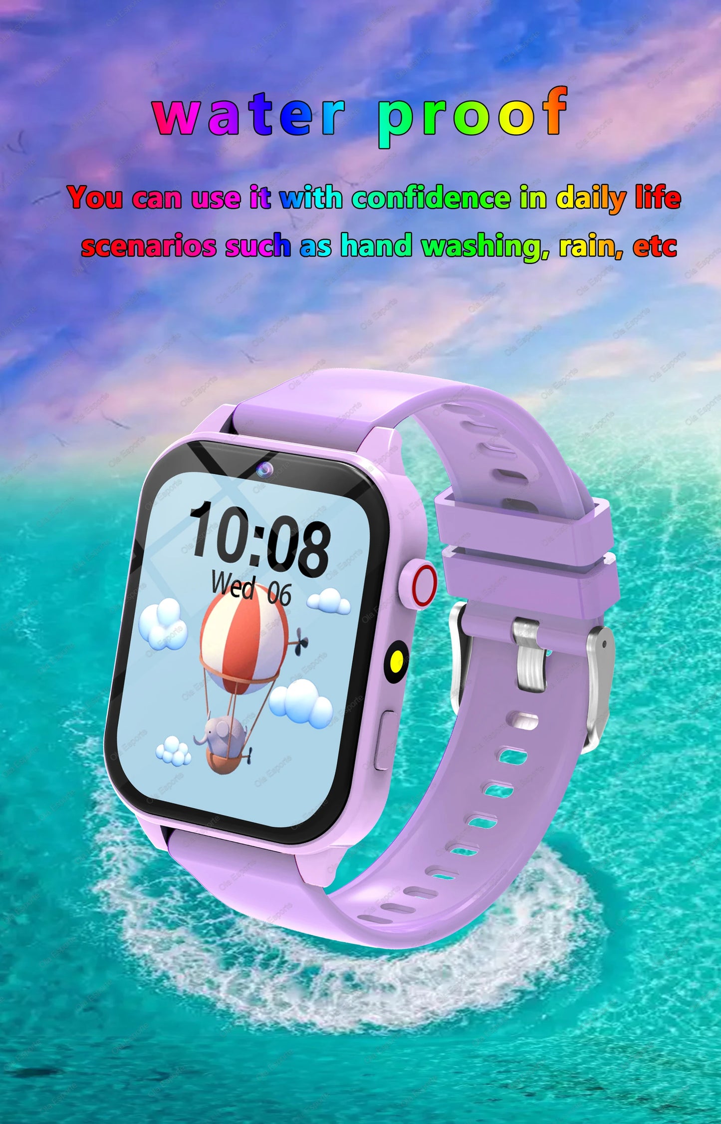 Children's Wristwatch 18 Games Kids Smart Watch Pedometer Tracker Time Display Sleep Calculator Stopwatch Flashlight Smartwatch