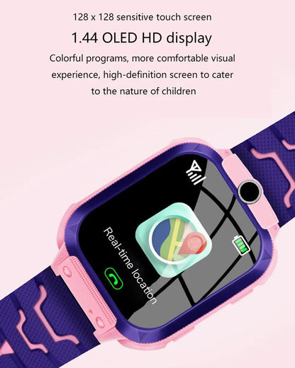 Kids smart watch, SIM card, kids smart watch, phone call, camera, voice requests, photo, boy, girl, gift, document, screen, Q19