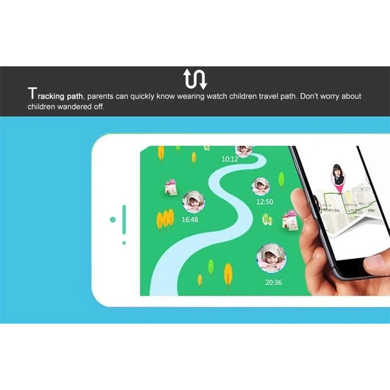 Kids Safety Smart Watch – GPS Location, Camera, Fun Apps & Entertainment