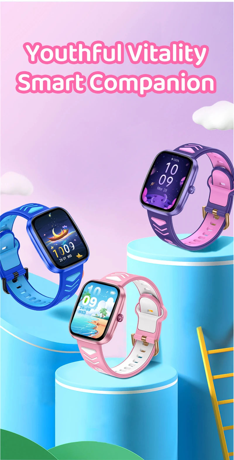 Smart Learning Watch for Kids – HD Touch Screen, Music, Games & App Connection