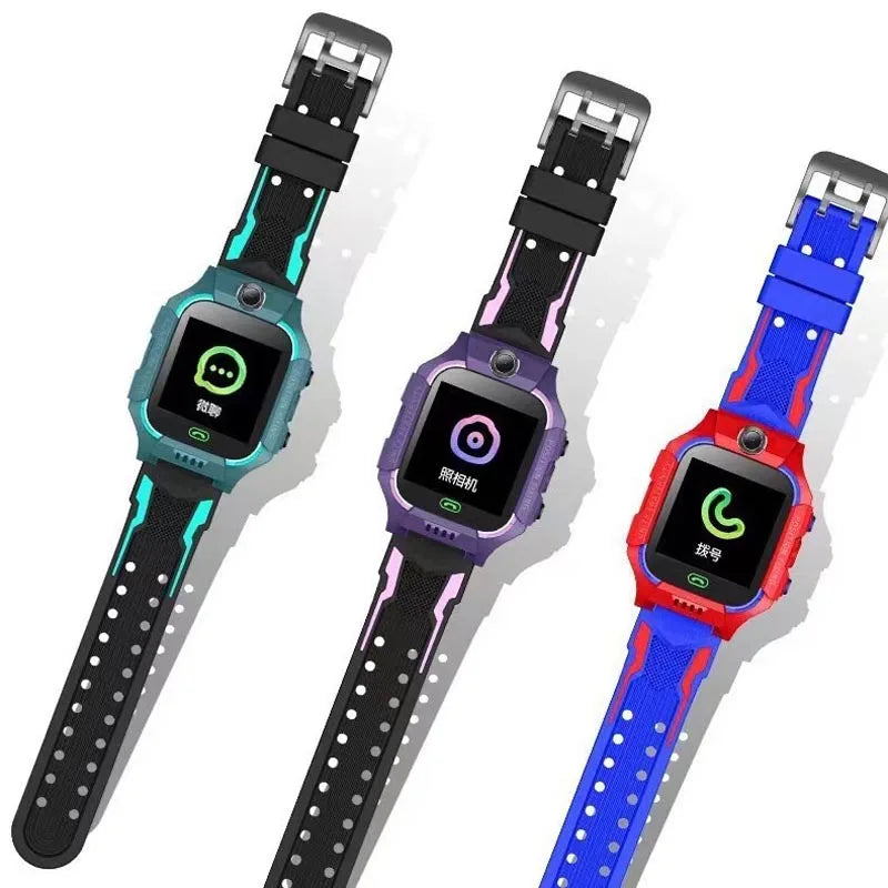 Kids smart watch, SIM card, kids smart watch, phone call, camera, voice requests, photo, boy, girl, gift, document, screen, Q19
