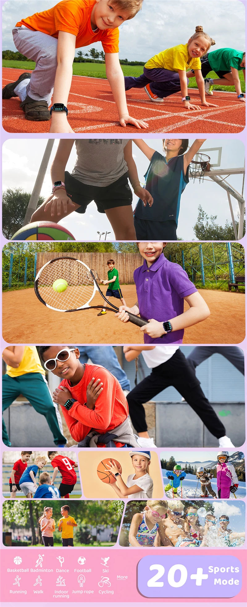 New Kids Smart Watch Child HD Touch Screen Games Smartwatch Music Watch Boy Girl Gift Children Smartwatch For IOS Android