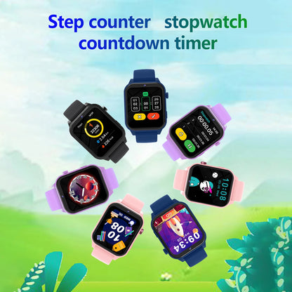 Kids Students Smart Watch Sleep Monitor Touch Screen 18 Games Flashlight Alarm Outdoor Sports Digital Watches For Boy Girls Gift