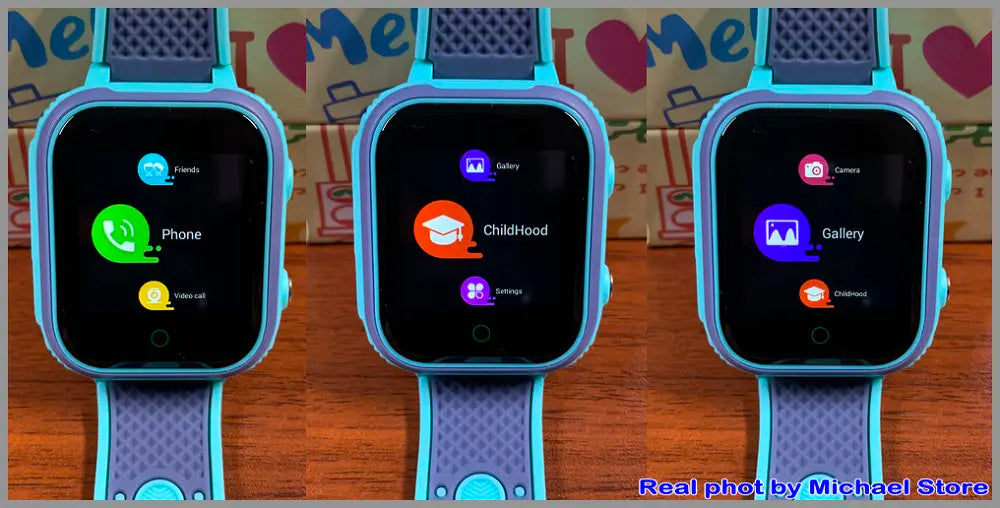 Kids 4G GPS Smartwatch – Video Calls, SOS, Camera & IP67 Waterproof Protection