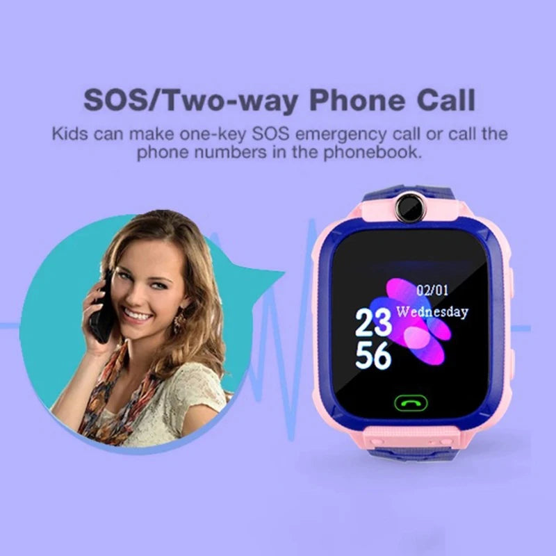 Kids Safety Smart Watch – GPS Location, Camera, Fun Apps & Entertainment