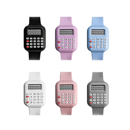 Kids Watch Calculator Function LED Digital Watch Sports Electronic Watch for Boys Girls Kids Student Gift Clock