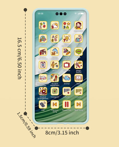 Children Toys Cell Phone Baby Early Education Story Mobile Phone Toys Study English Toys Corpuscle Audio Book Music Toys Gifts