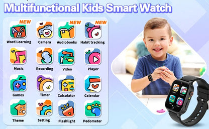 Kids Smart Watches For Girls Boys With 26 Games Touch Screen  Camera Pedometer Video MP3 Alarm Kids Digital Watch Birthday Gift