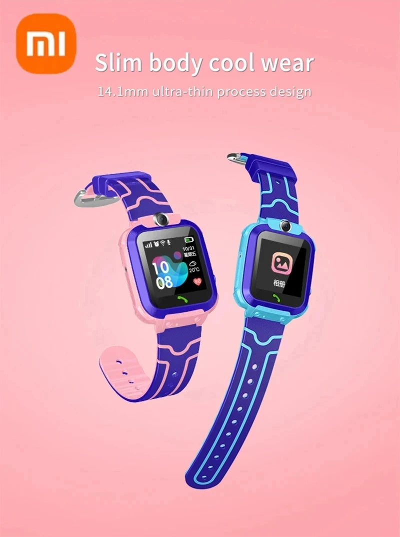 Kids Smart Watch – SOS, GPS Location, SIM Card Call, Camera & Waterproof | iOS & Android