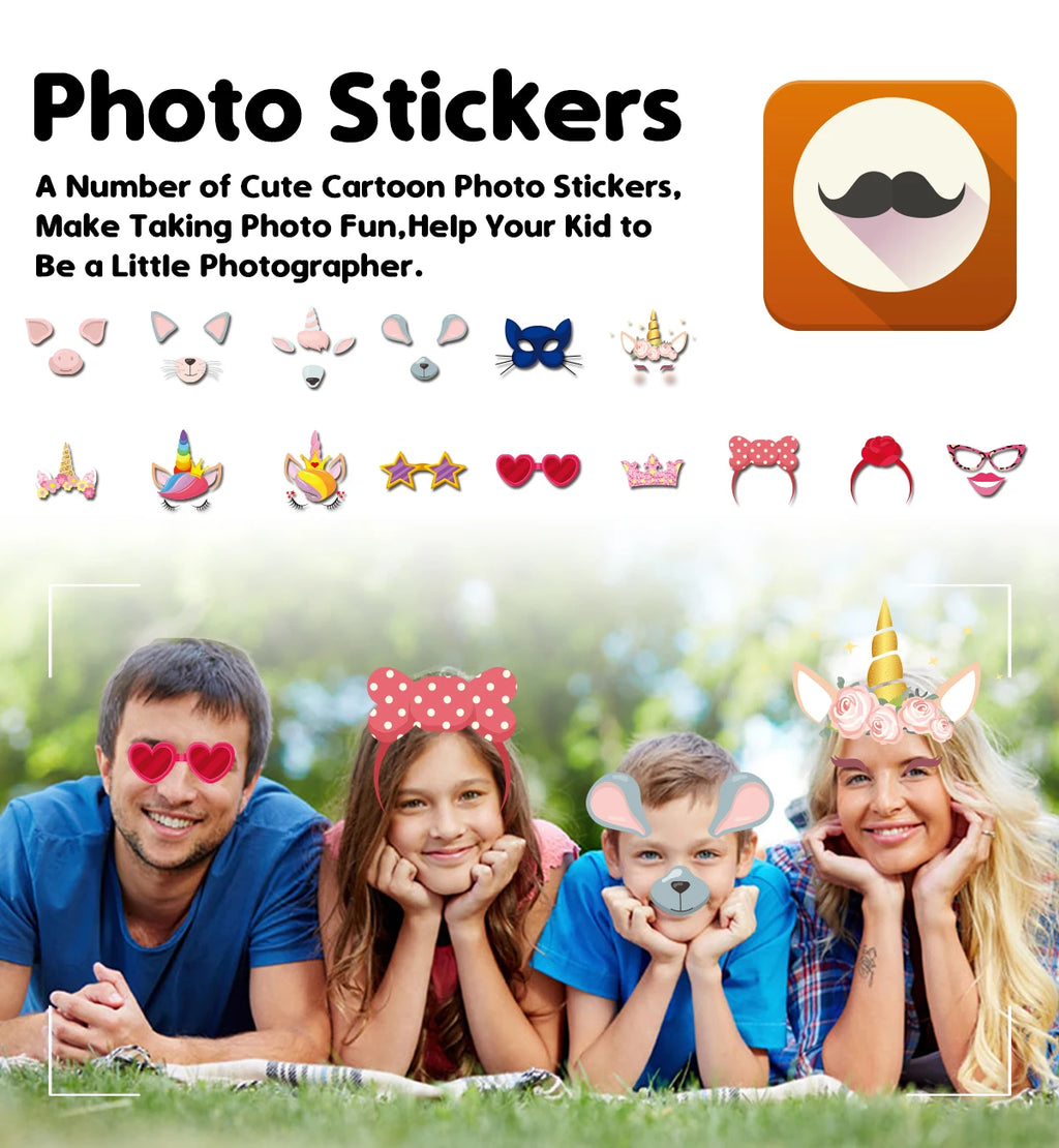 Kids Smartwatch with IPS Touch Screen – Dual Cameras, Games, Music, Video & Pedometer