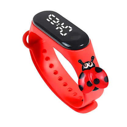 Waterproof Sports Watch for Kids Cartoon Dinosaur Unicorn Toys Children Led Digital Electronic Watch for Boys Girls Bracelet