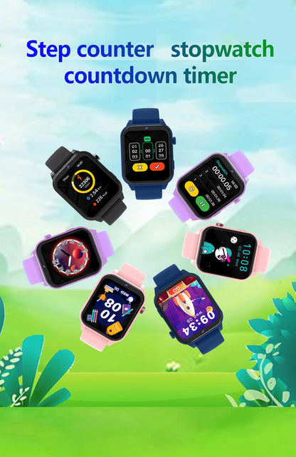 Kids Students Smart Watch Sleep Monitor Touch Screen 18 Games Flashlight Alarm Outdoor Sports Digital Watches For Boy Girls Gift