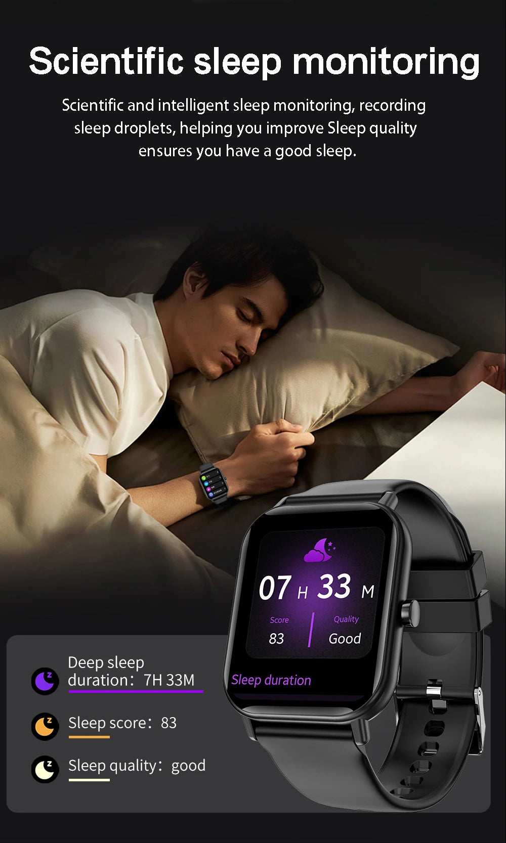 Kids Watch Sport HD Screen Kids Smart Watch With Silicone Strap Waterproof Electronic Wristwatch For Boys Girls Children's Gift