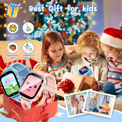 2025 New Kids Toy Game Watch HD Touch Screen Camera 26 Games Sleep Monitoring Alarm Clock Calculator Birthday Gift Boy Girl