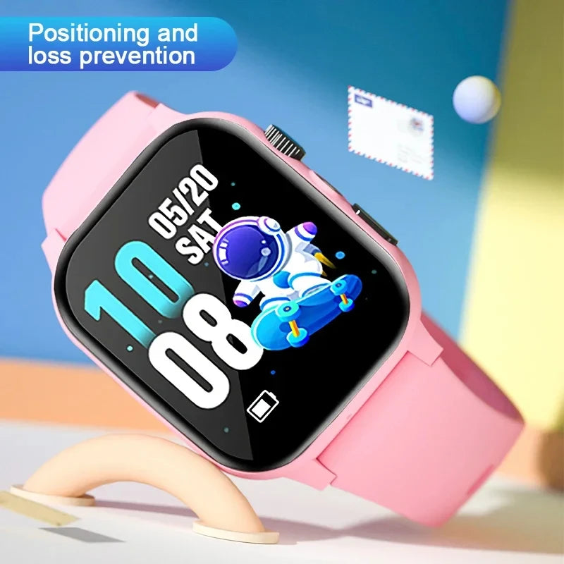 Smart Safety Watch for Kids – 4G GPS, SOS, Camera, SIM Card & Waterproof Protection