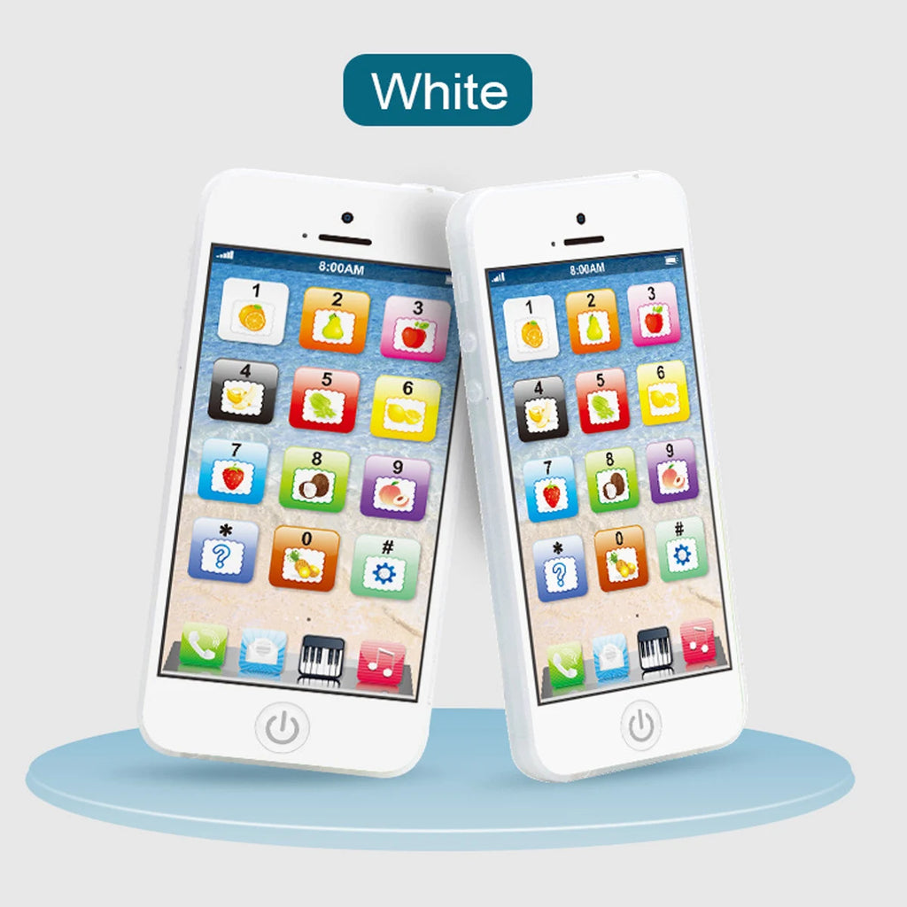 Kids Educational Play Phone – 12 Interactive Keys, Numbers & Fruits | Cognitive Development Toy