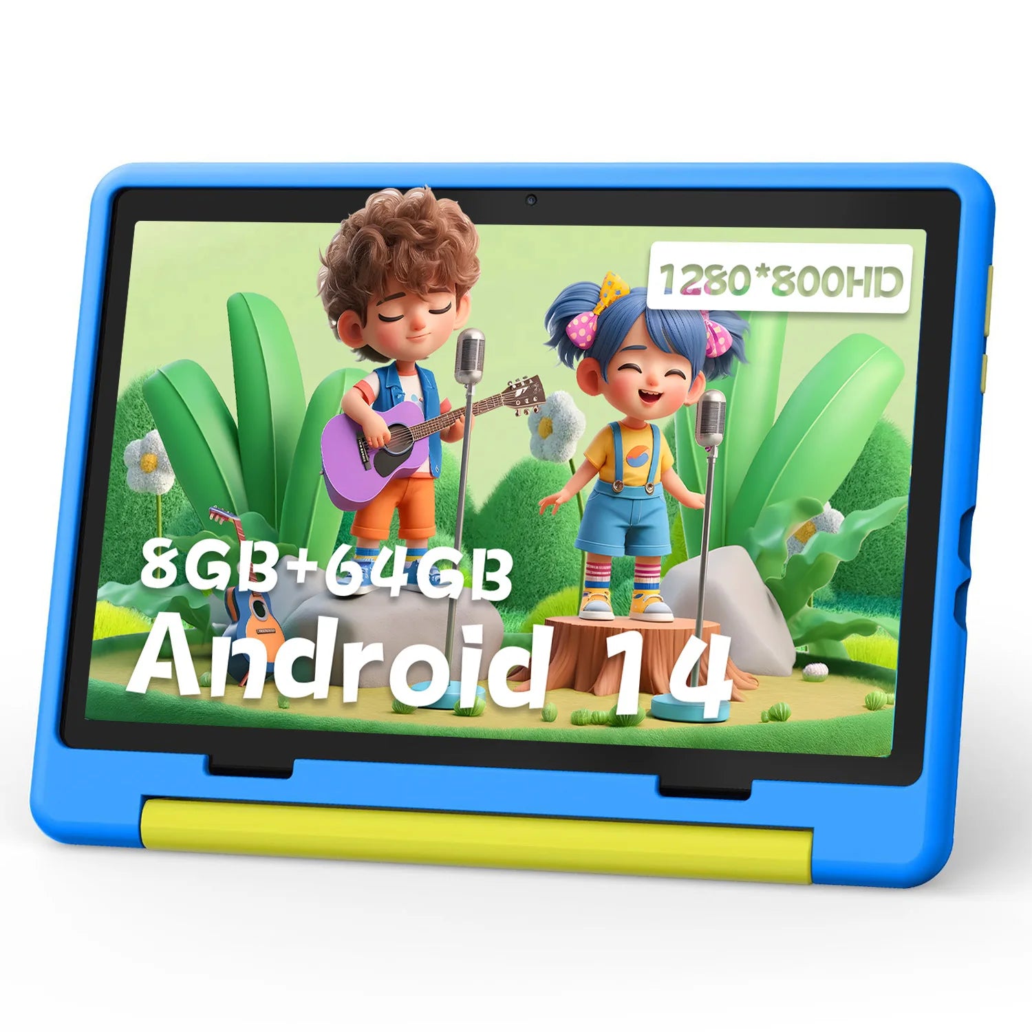 Children’s Smart Tablet – 10 Inch Display, Android 15, Octa Core, WiFi, 5000mAh Battery & Parental Features