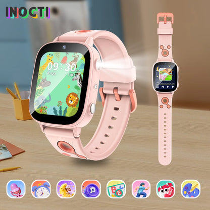 2025 New Kids Toy Game Watch HD Touch Screen Camera 26 Games Sleep Monitoring Alarm Clock Calculator Birthday Gift Boy Girl