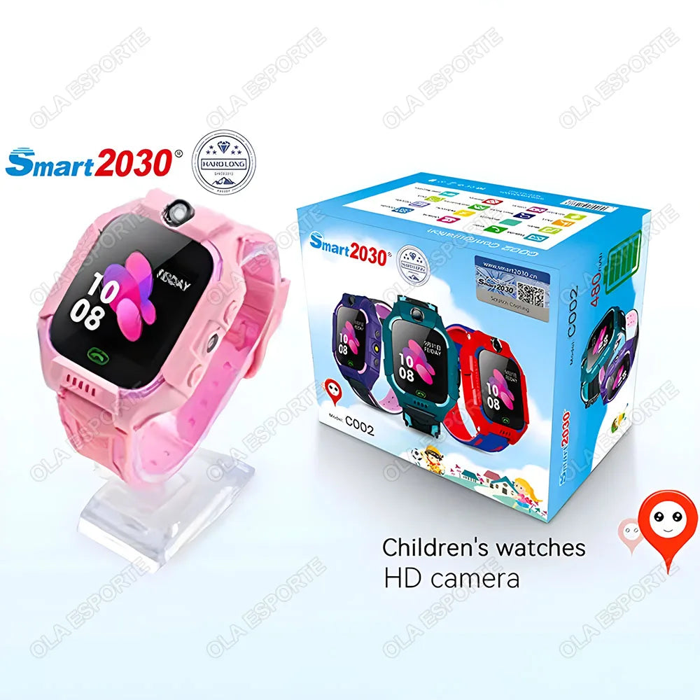 Kids Smart Watch 2G – GPS, SOS, SIM Card, Video Call, Camera & Waterproof
