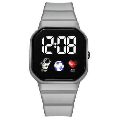 Kids Watch Sport LED Digital Watches Spaceman Silicone Strap Waterproof Electronic Wristwatch for Children Boys Girls Gifts