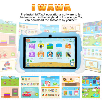 Kids Tablet 7 Inch with 2GB RAM+32GB ROM, 3000mAh, Dual Camera, with Parent Control & Kids Education，children's gifts